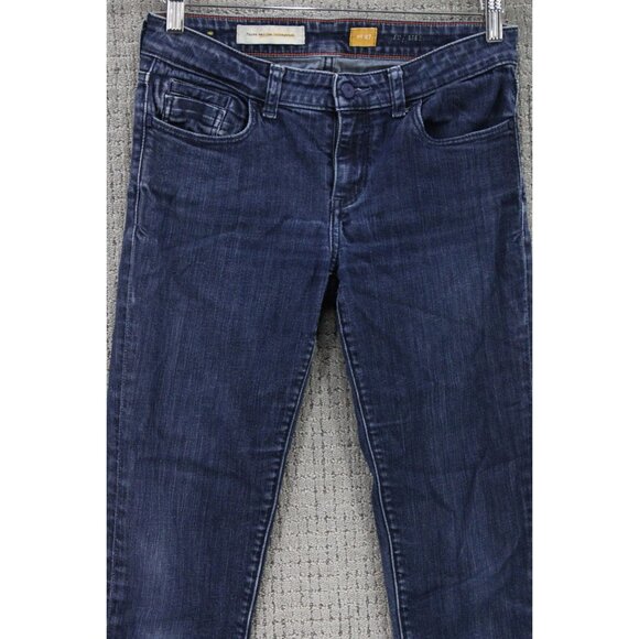 Pilcro And The Letterpress Jeans Womens Size 27 Blue Denim Skinny Stet Style - Picture 2 of 11